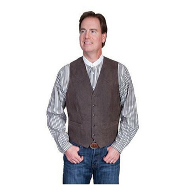 Men's Distressed Lambskin Western Vest by Scully Leather 503-63