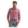Men's Wrangler Fashion Snap Long Sleeve Shirt Red 112324666