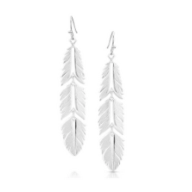 AMER5459 Earring Feather