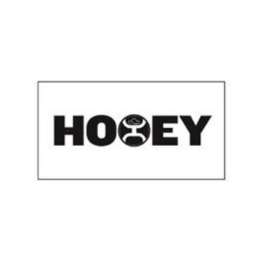 Hooey Black / White 4" by 2" Rectangle Sticker - ST1007BKWH