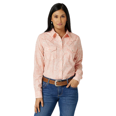 Women's Wrangler® Essential Shirt - Pink Multi - 112327235