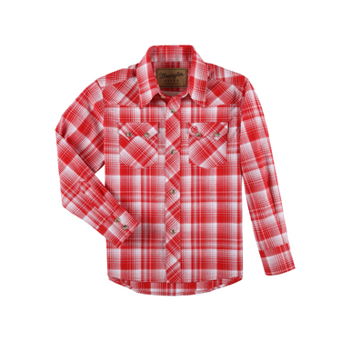 Boys Wrangler Retro® Long Sleeve Shirts - Red - 112324661