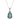 Ways of the West Turquoise Necklace By Montana Silversmiths - NC5485