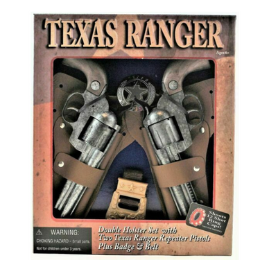 Texas Ranger Holster Toy Gun Set by Parris Mfg Company 4618SB