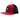 "Zenith" Hooey Red / Black 6-Panel Trucker with Black / White Patch - 2224T-RDBK