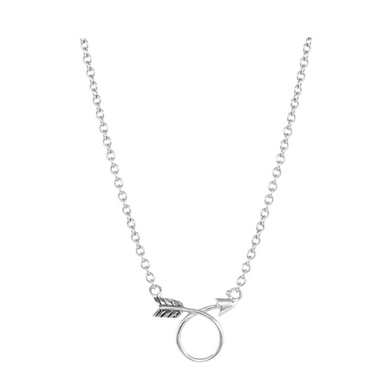 Doe Silver Arrow Necklace by Montana Silversmiths NC5022