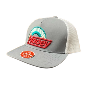 Youth Suds Grey/White 5-Panel Trucker Cap By Hooey