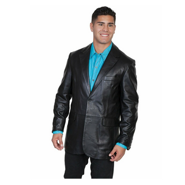 Men's Lamb Leather Blazer by Scully Leather 906-198
