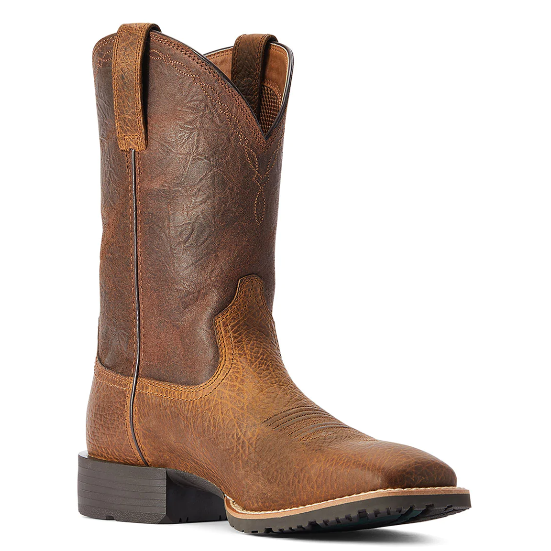 NEW Ariat Hybrid Grit Western Boot Mens 10 D Medium Earth/Alamo Brown Square Toe Ariat Hybrid Grit 11 main image 2
