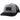 "Doc" Hooey Grey / Black 5-Panel Trucker with Black / White Rectangle Patch - OSFA