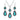 Spring Showers Turquoise Jewelry Set-JS5632