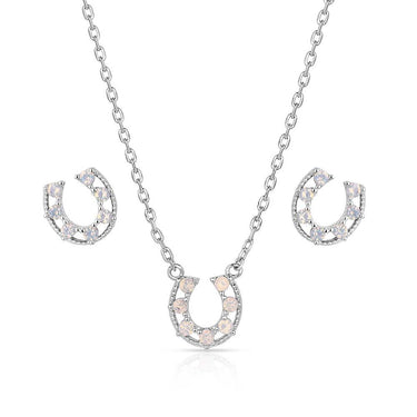 Delicate Glamour Horseshoe Jewelry Set-JS5769