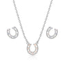 Delicate Glamour Horseshoe Jewelry Set-JS5769