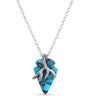 Antlers Point Turquoise Arrowhead Necklace-KTNC5653