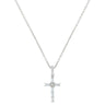 Acadian Cross Baguette Necklace - NC3239 