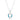 Luck Defined Crystal Turquoise Necklace-NC5511