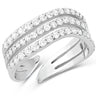 Calm Waters Crystal Open Ring RG5609