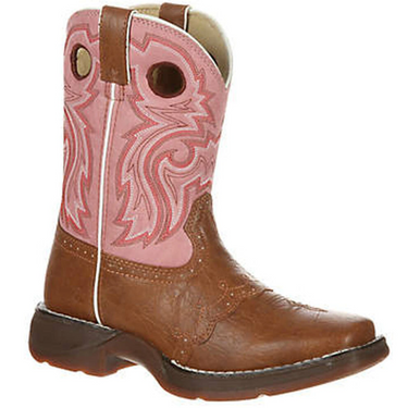 Lil' Kid Tan Lacey Western Boot By Durango BT287