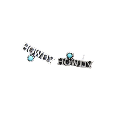 "HOWDY" TQ Stud Earrings SE2186/SBTQ