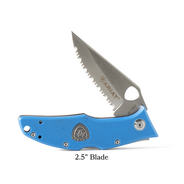 Ariat Knife 2.5" Serrated Blade, Small A710012327-S