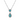Tranquil Waters Turquoise Necklace By Montana Silversmiths NC5702