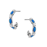 Moonlit Night Crystal Opal Hoop Earrings By Montana Silversmiths ER5703