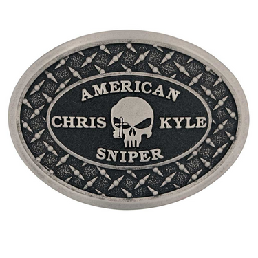 Sniper Chris Kyle Attitude Buckle By Montana Silversmiths A981CK
