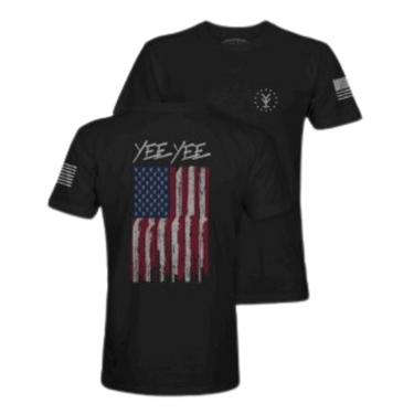 Patriot Tee Shirt With American Flag By YeeYee