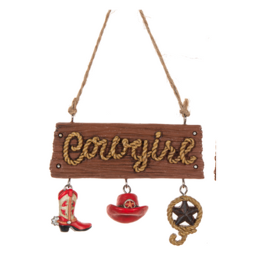 Cowgirl Ornaments By Ganz MX186954