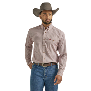 Wrangler® George Strait Collection One Pocket Long Sleeve Shirt - 112331734