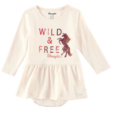 Wrangler® Baby Girl Bodysuit with Skirt - 112338555