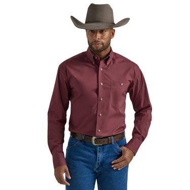 Wrangler® George Strait Collection One Pocket Long Sleeve Shirt - 112331812