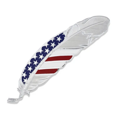 Stars & Stripes USA Flag Hat Feather HF4692USA