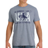 Men's Short Sleeve Heather Blue T-Shirt MTT1690500