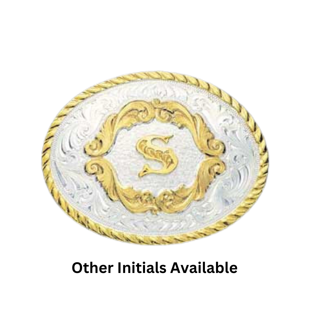 Small Initial Buckle by Montana Silversmith 5000