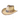 Tan Cowboy Hat Ivory Floral Sides STE-002