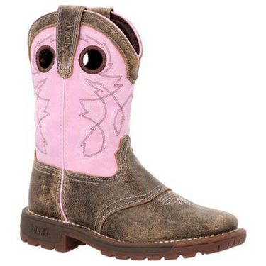 Kid's Pink Work Boot by Rocky RKW0408C