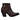 Women's Low Top Denisse Bovine Leather Boot in Chocolate by Los Altos Boots 36108394
