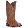 Men's Saddle Alamosa Full Quill Ostrich Boot DP3876