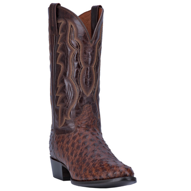 Men's Pershing Full Quill Ostrich Cowboy Boot by Dan Post DP3016
