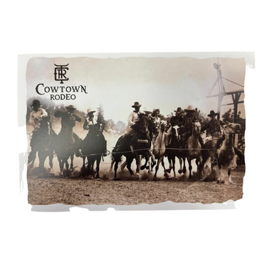 Cowtown Rodeo Postcard