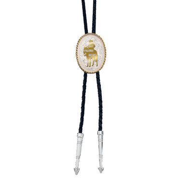 Bolo Tie with Initial By Montana Silversmiths BT-22