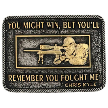 You'll Remember, Chris Kyle Attitude Belt Buckle A897CK
