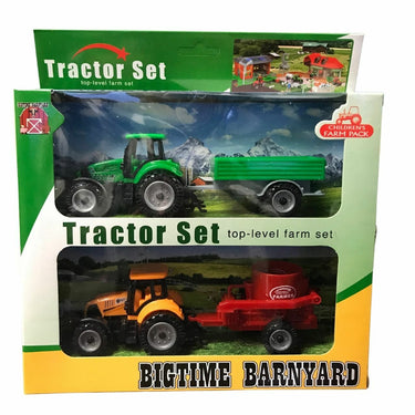 Bigtime Barnyard Tractor Set & Trailer by M&F 5100011