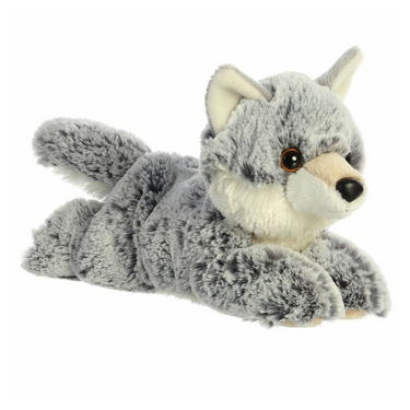 Mini Flopsie 8" Winter Wolf Stuffed Animal 31792