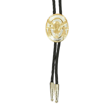 Skull and Feather Bolo Tie 22274