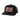 Lone Star Black 5-Panel Trucker with Red / White / Yellow Rectangle Patch - OSFA