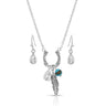 Lucky's Charming Horseshoe Jewelry Set by Montana Silversmiths JS4927