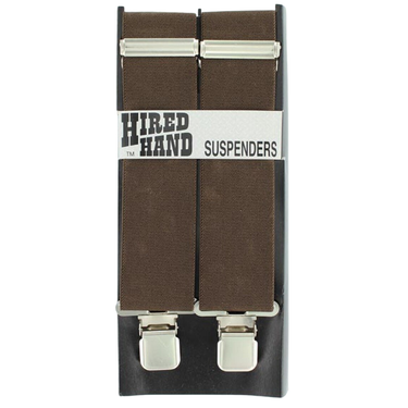 Hired Hand Brown Suspenders by Nocona N8510002