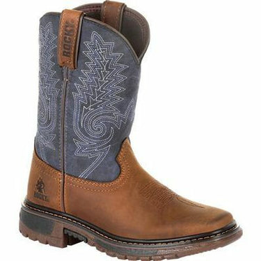 Kid's Ride FLX Western Boot By Rocky Brands RKW0255C